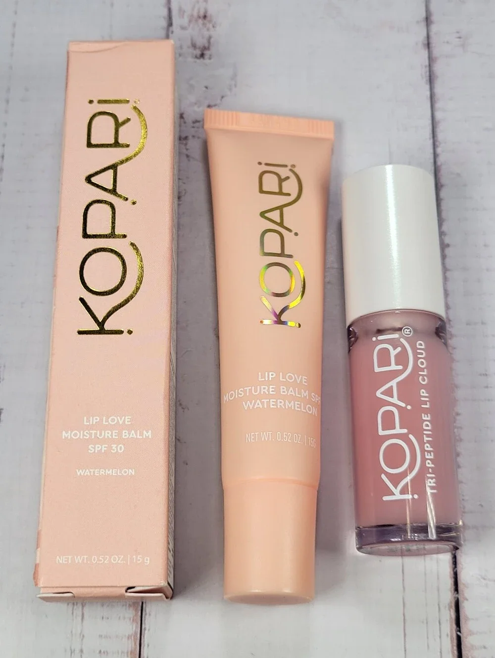 Kopari Lip Love Lip Balm & Tri-Peptide Lip Cloud Bundle NEW!